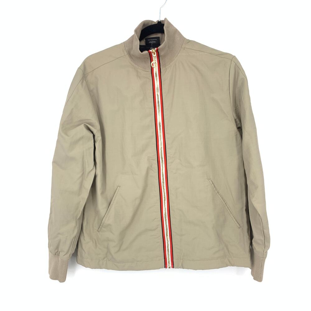 Publish Men's Size Small Zip Up Bomber Jacket My Last Mistake Tan NEW